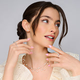 Button Pearl Stud Earrings