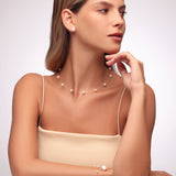 Round Pearl Stud Earrings