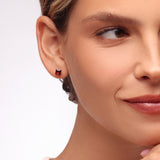 Square Cut Stud Earrings
