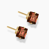 Square Cut Stud Earrings