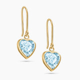 Heart Drop Earrings