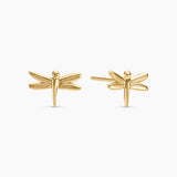 Gold Firefly Botanic Stud Earrings