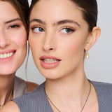 Threaded Gold and Pearl Drop Earrings