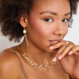 Flex Cable Multi Tier Pearl Necklace