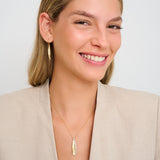 Leaf Gold & Diamond Drop Earrings