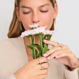 Leaf Channel Settiing Diamond Ring