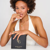 Gemstone & Diamond Cushion Cut Ring