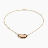 Anamorphic Cut Gemstone Necklace