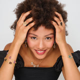 Natural Anamorphic Gemstone & Diamond Ring