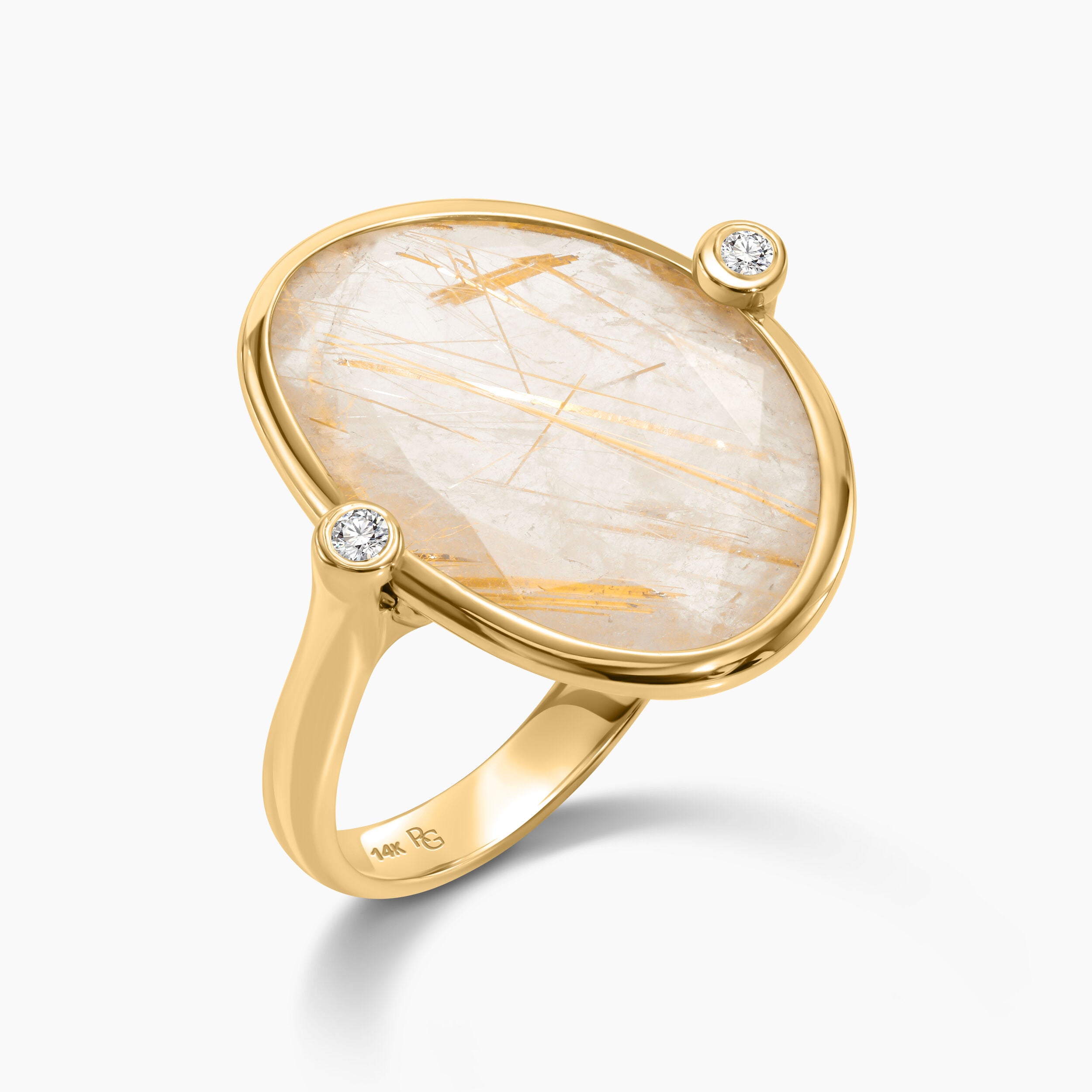 Ring And Ran Natural Anamorphic Gemstone & Diamond Ring – Ran Gov